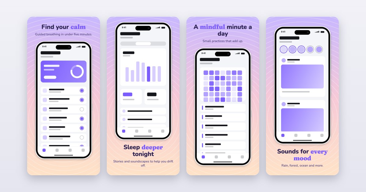 Breathe template preview
