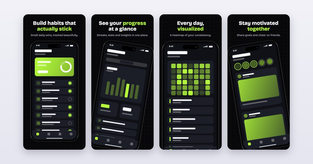 Neon template preview