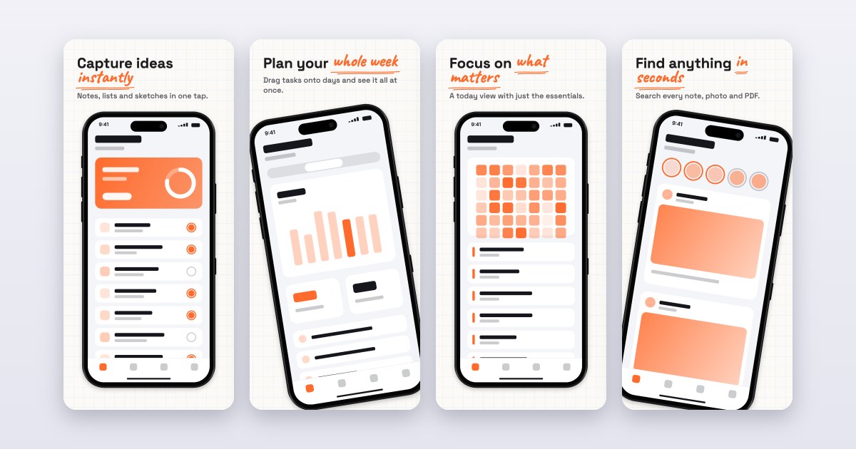 Notebook template preview