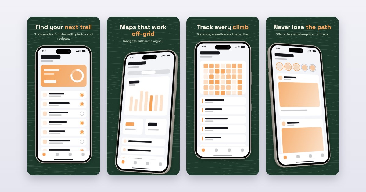 Trail template preview
